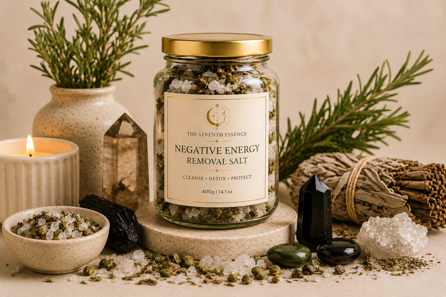 Negative Energy Removal Salt